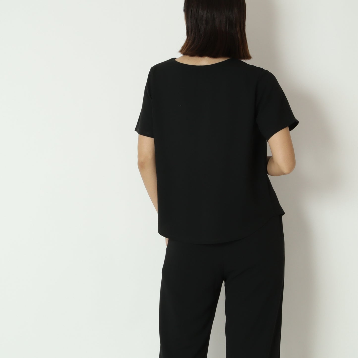 ズル美ジョーゼットシンプルTシャツ　5035508