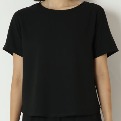ズル美ジョーゼットシンプルTシャツ　5035508