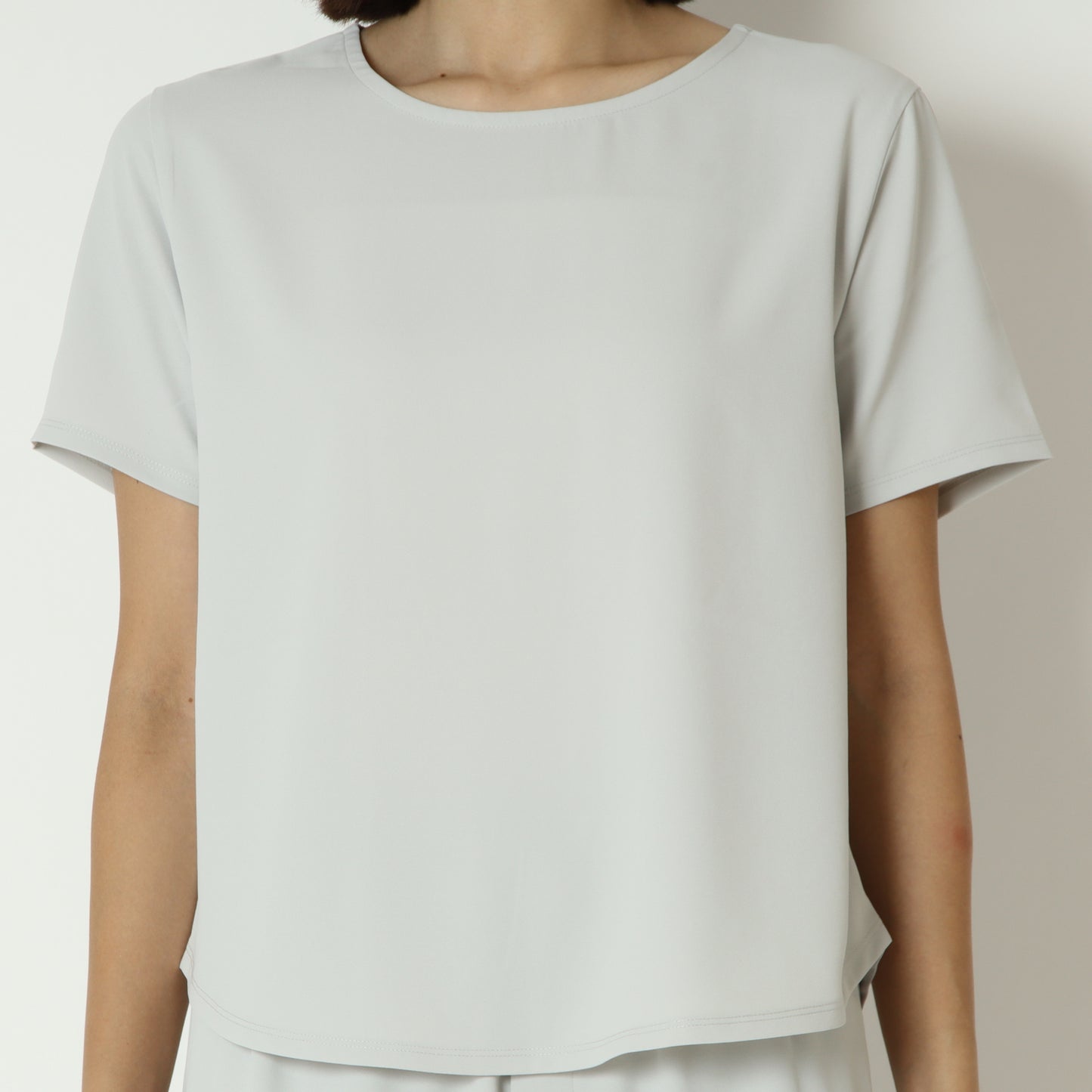 ズル美ジョーゼットシンプルTシャツ　5035508