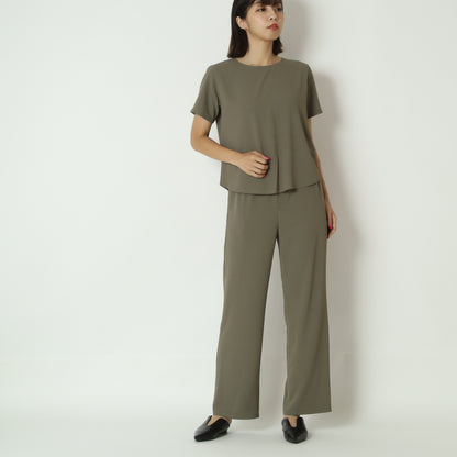 ズル美ジョーゼットシンプルTシャツ　5035508