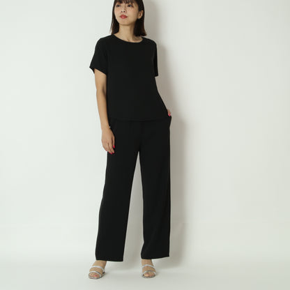 ズル美ジョーゼットシンプルTシャツ　5035508