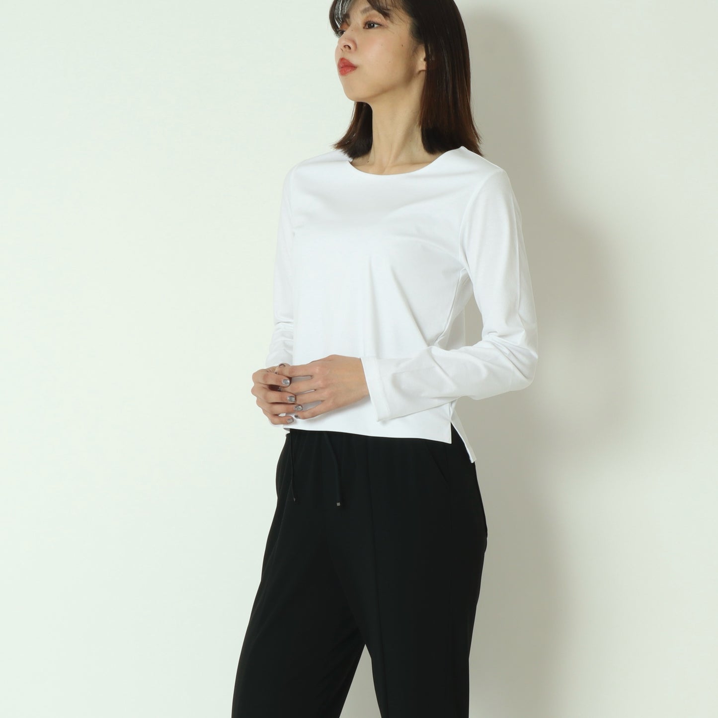 クルーネックカットソー  5017