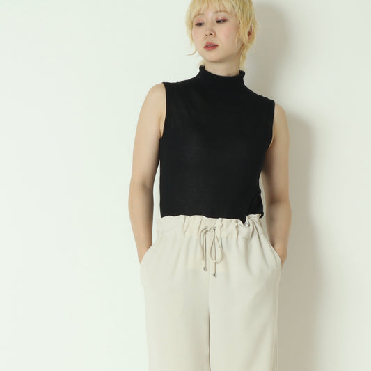 ハイネックノースリーブニット  41019