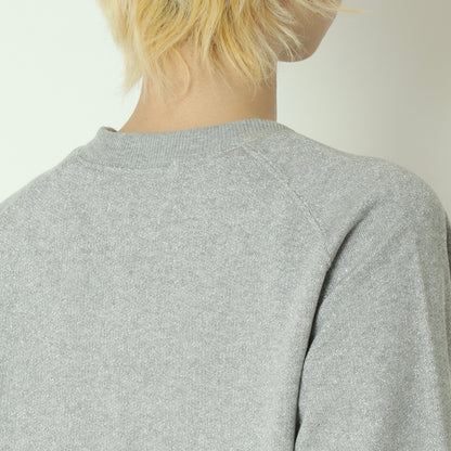 ラメブレンド裏毛ラグラントップス  16211