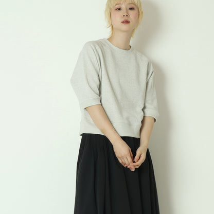 ラメブレンド裏毛ラグラントップス  16211