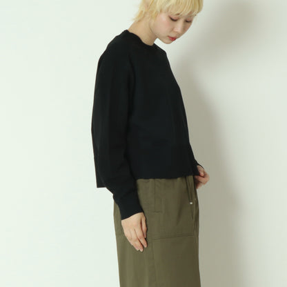 和紙混クロップドニットトップス　95204