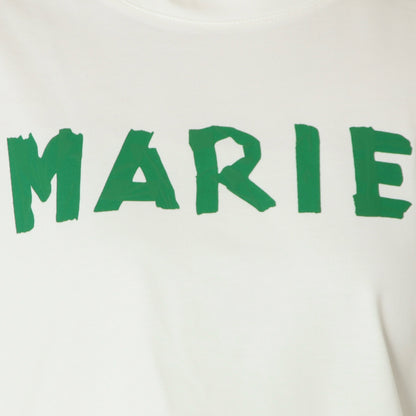 テープロゴ五分袖Tシャツ　14142