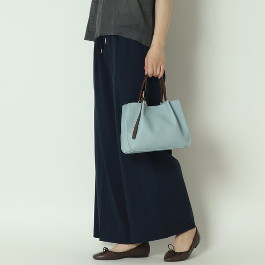 フェイクレザーショルダーバッグ付スクエアトート  100005150