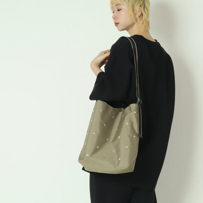 ドット刺繍ナイロン2wayショルダー　010080100
