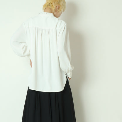 2wayレース衿とろみシャツ  793203