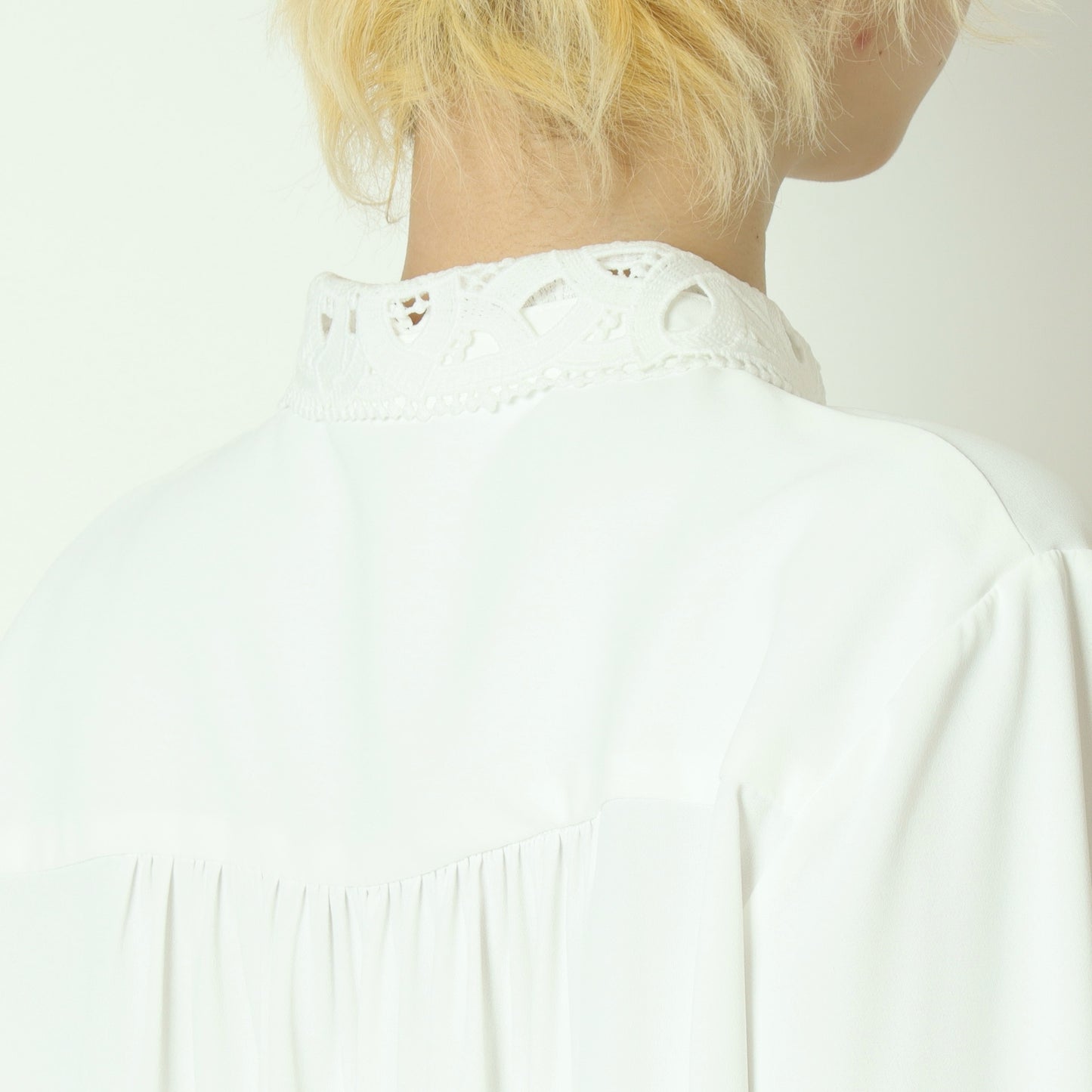 2wayレース衿とろみシャツ  793203