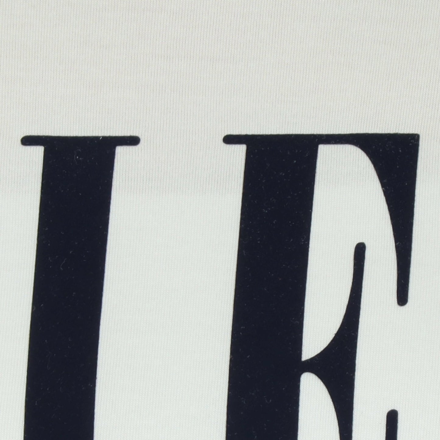 フロッキープリントロゴカットソー　780336