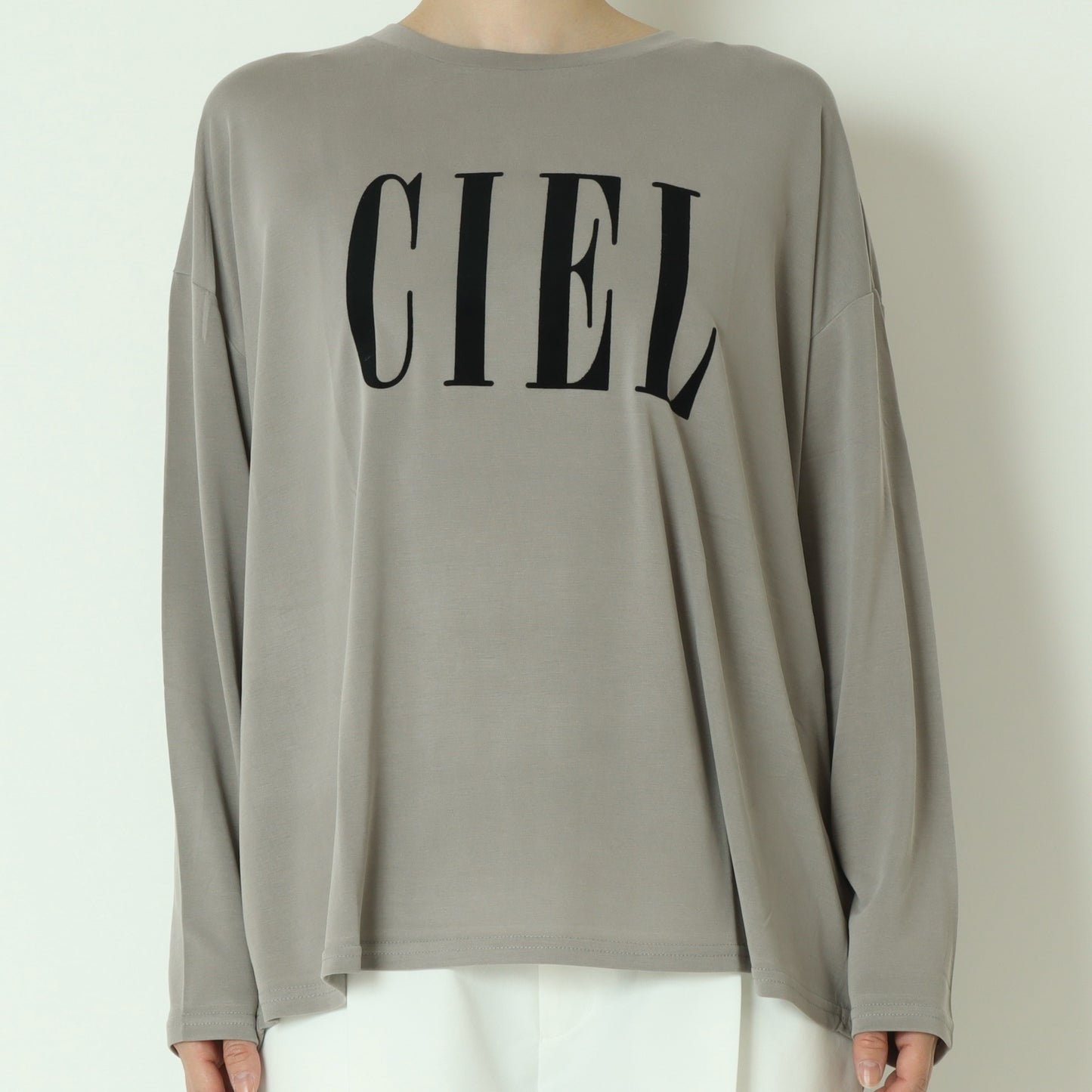 フロッキープリントロゴカットソー　780336