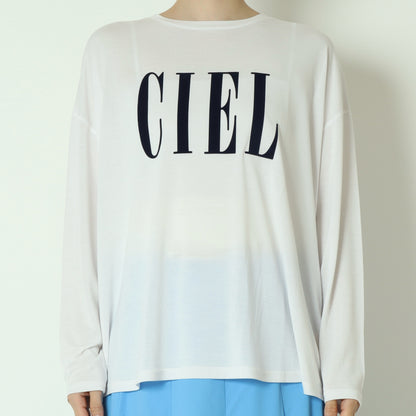 フロッキープリントロゴカットソー　780336