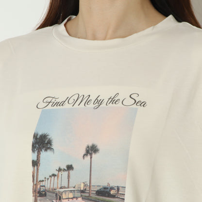 フォトプリントノースリーブTシャツ　830307