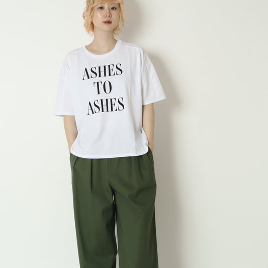 ドルマンスリーブロゴプリントTシャツ　830313