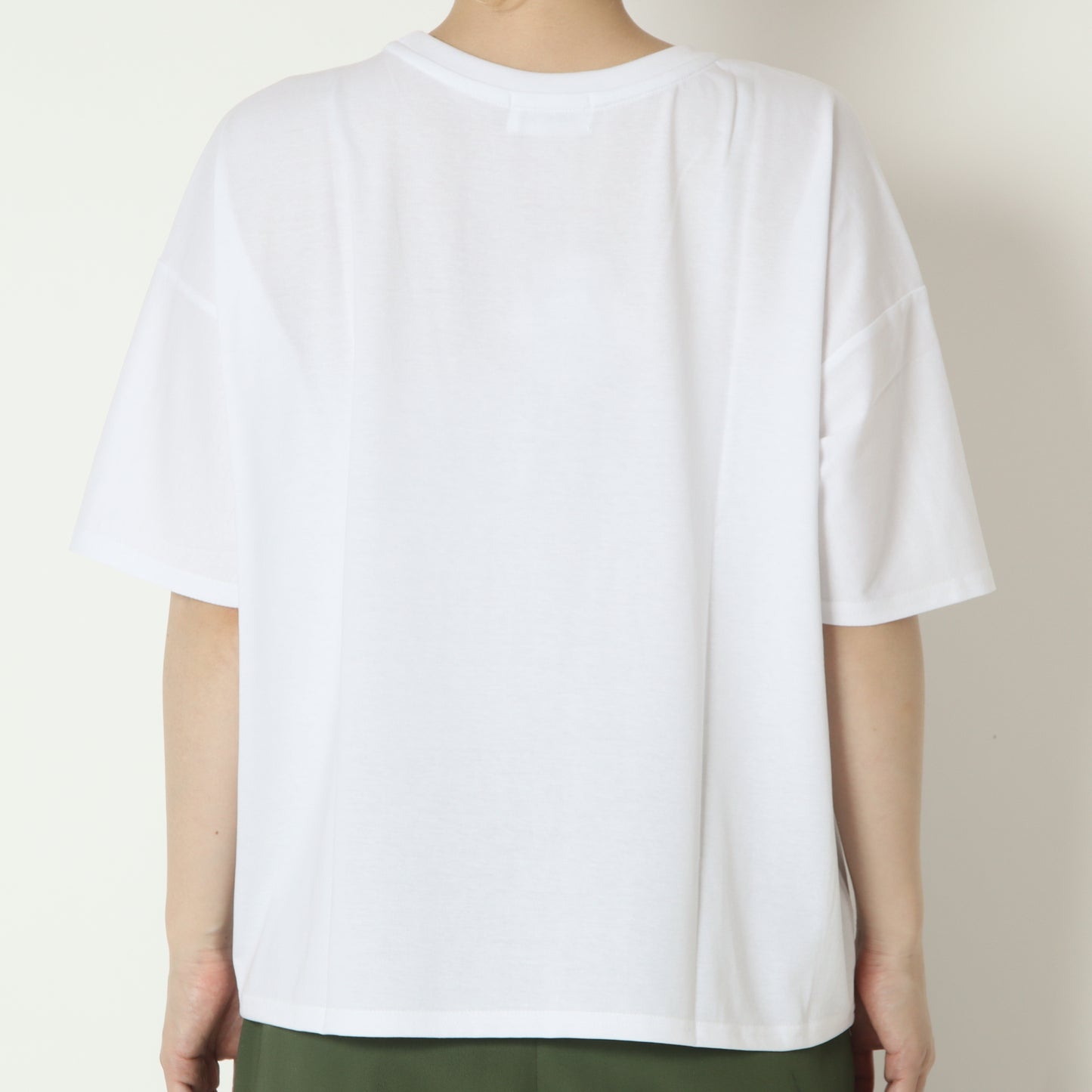 ドルマンスリーブロゴプリントTシャツ　830313