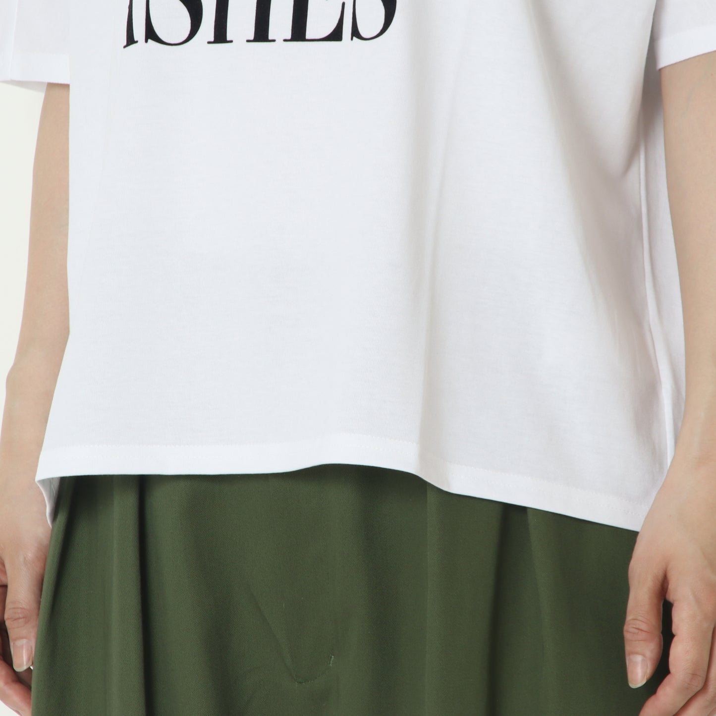 ドルマンスリーブロゴプリントTシャツ　830313