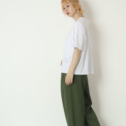 ドルマンスリーブロゴプリントTシャツ　830313