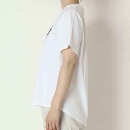 レオパードチュール重ねTシャツ　830315