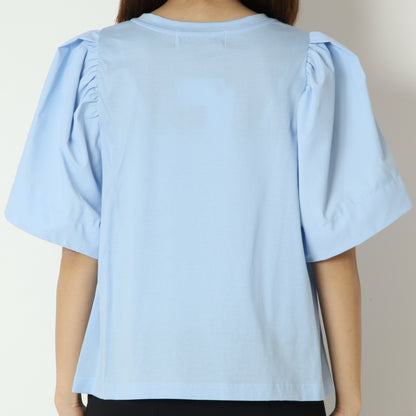 異素材パフスリーブTシャツ　261391