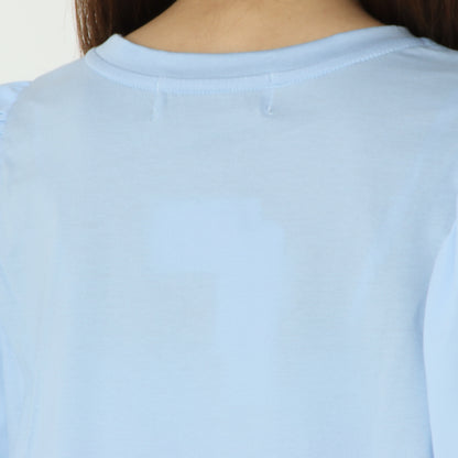 異素材パフスリーブTシャツ　261391