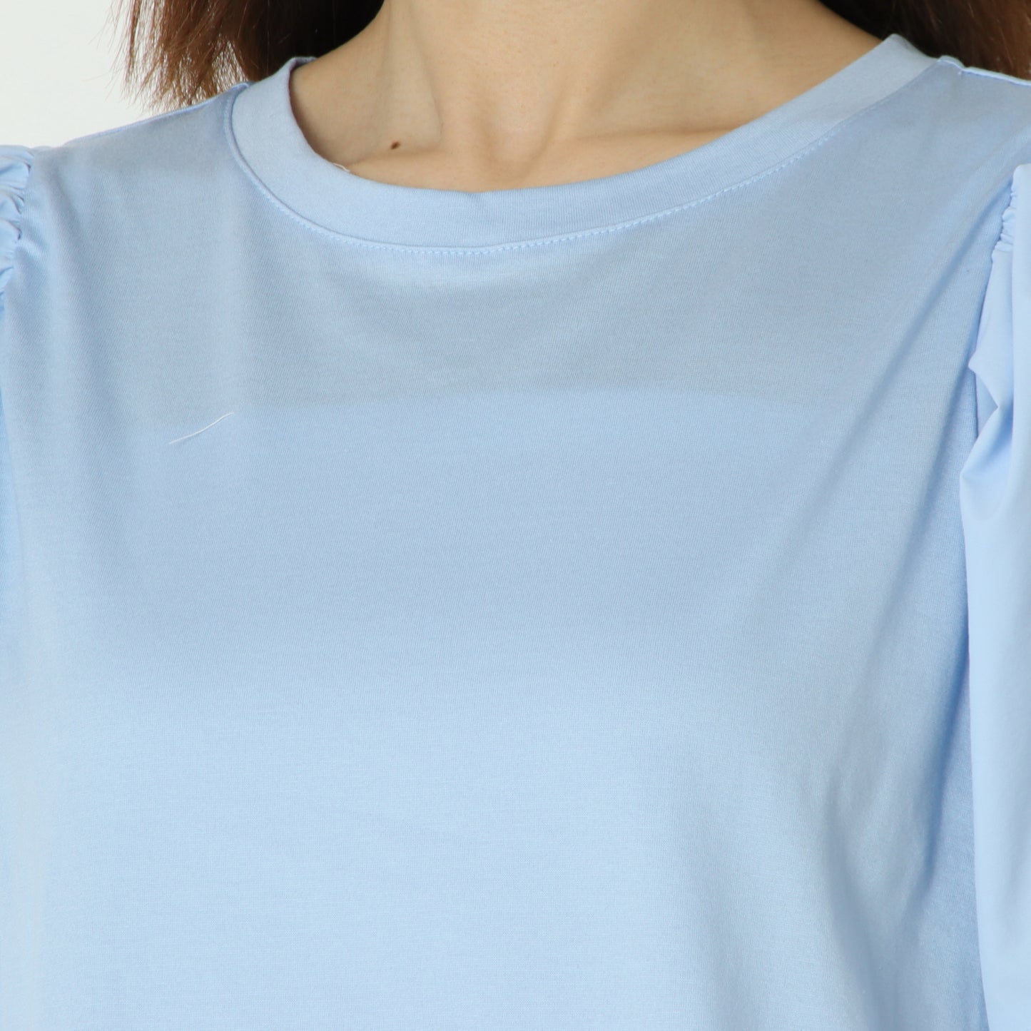 異素材パフスリーブTシャツ　261391