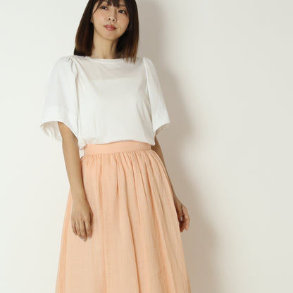 異素材パフスリーブTシャツ　261391
