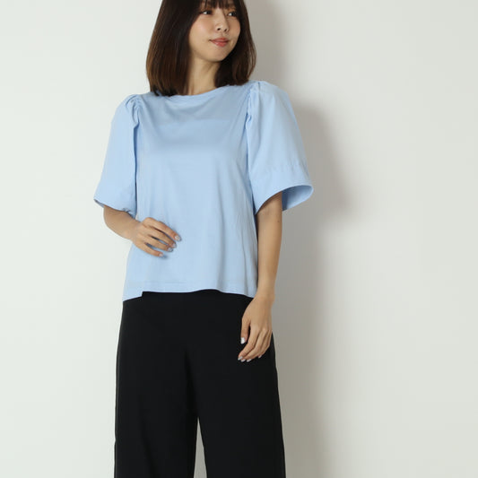 異素材パフスリーブTシャツ　261391