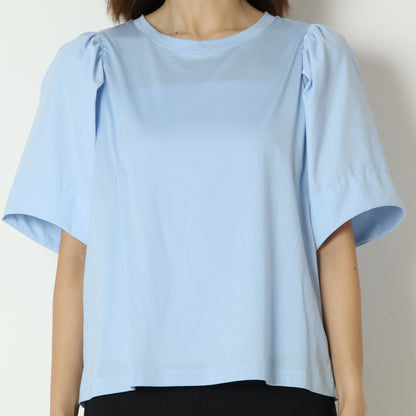 異素材パフスリーブTシャツ　261391