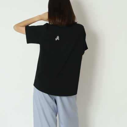 フレンチブルドッグワッペン風刺繍カットソー　
850301
