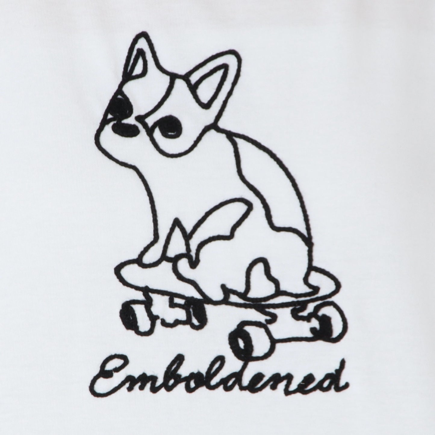 フレンチブルドッグコード刺繍Tシャツ　853202
