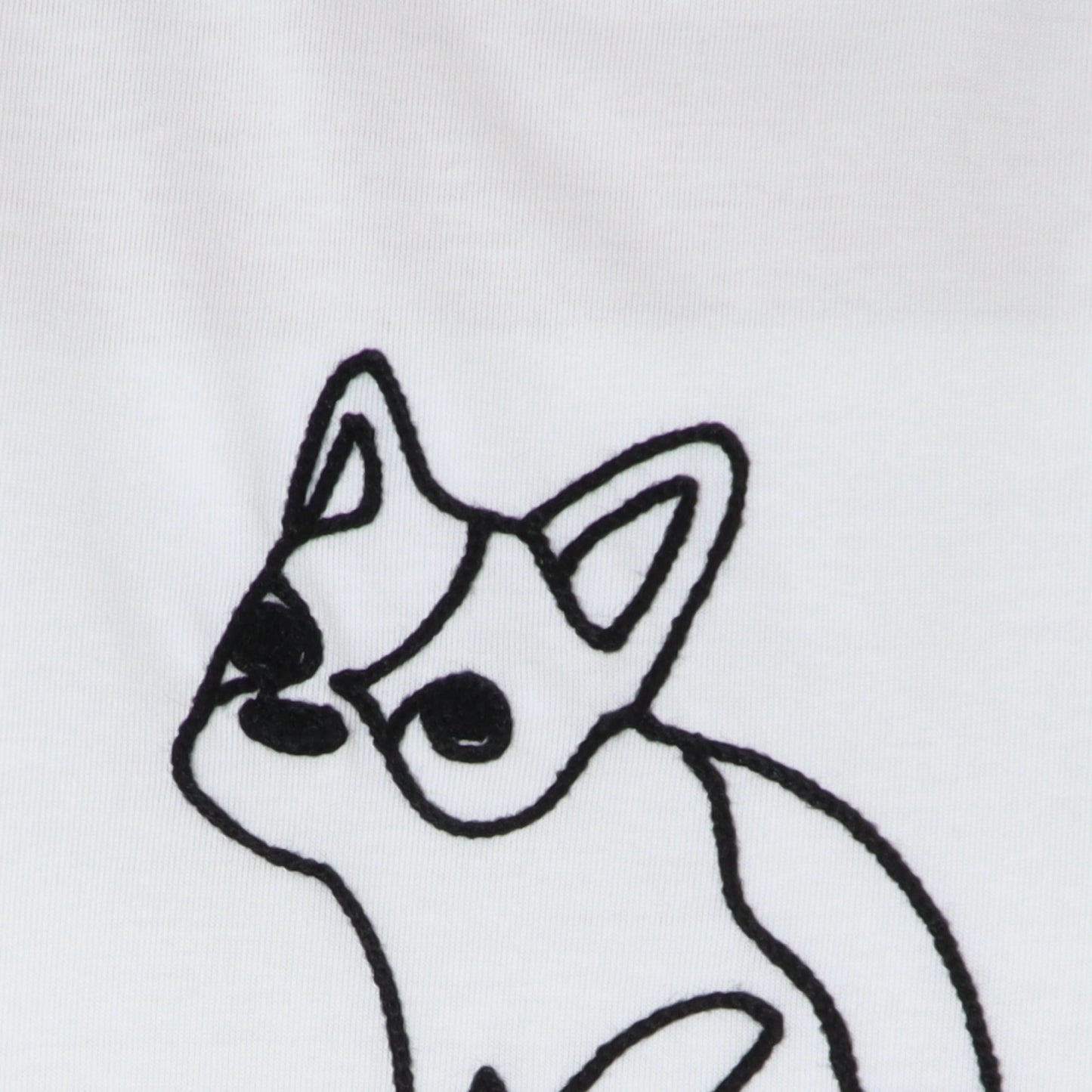 フレンチブルドッグコード刺繍Tシャツ　853202