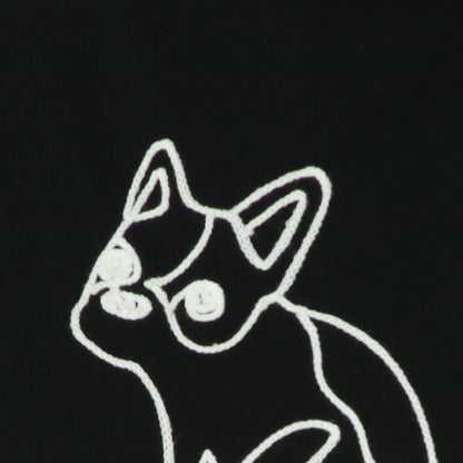 フレンチブルドッグコード刺繍Tシャツ　853202