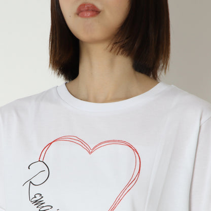 ハート刺繍Tシャツ　850302