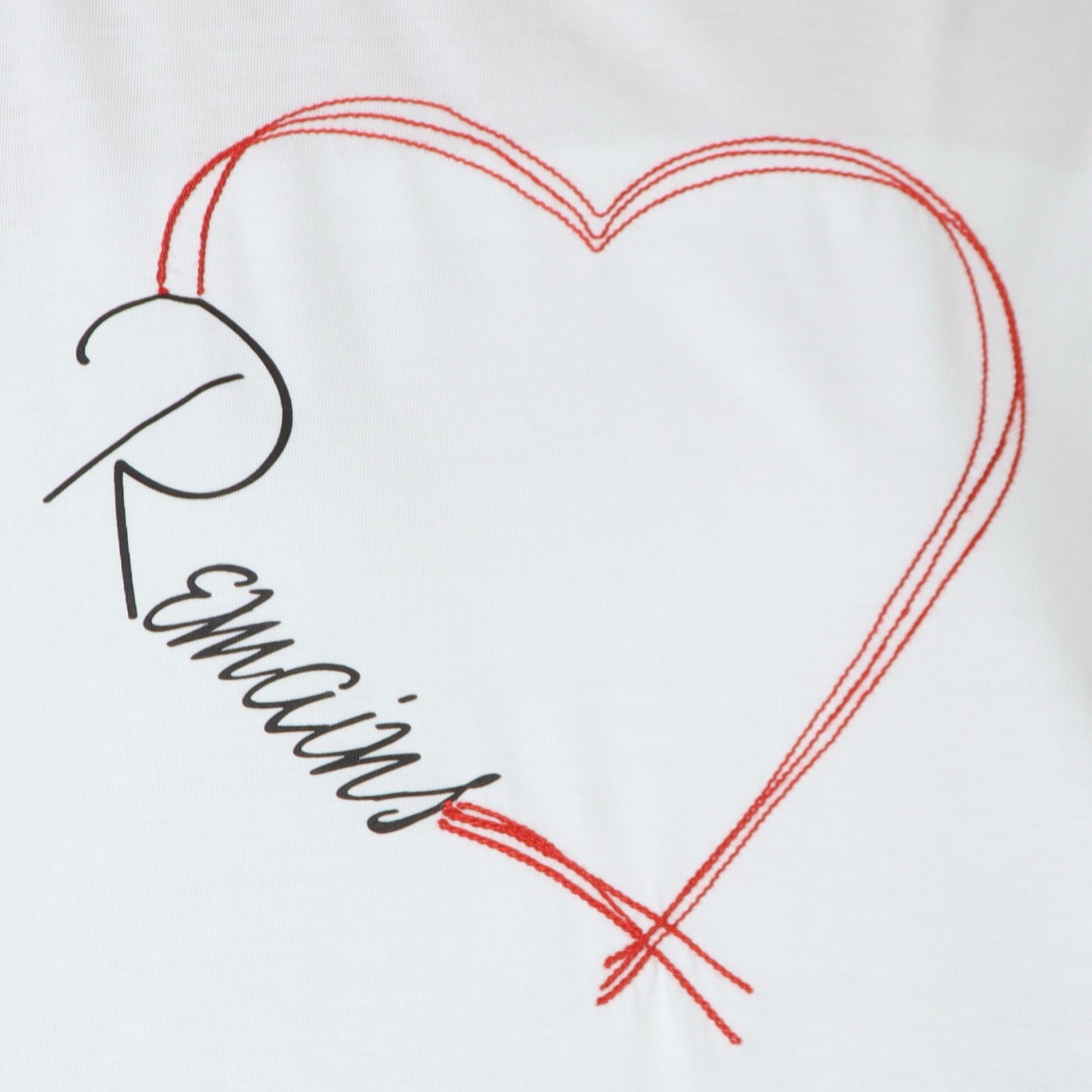 ハート刺繍Tシャツ　850302