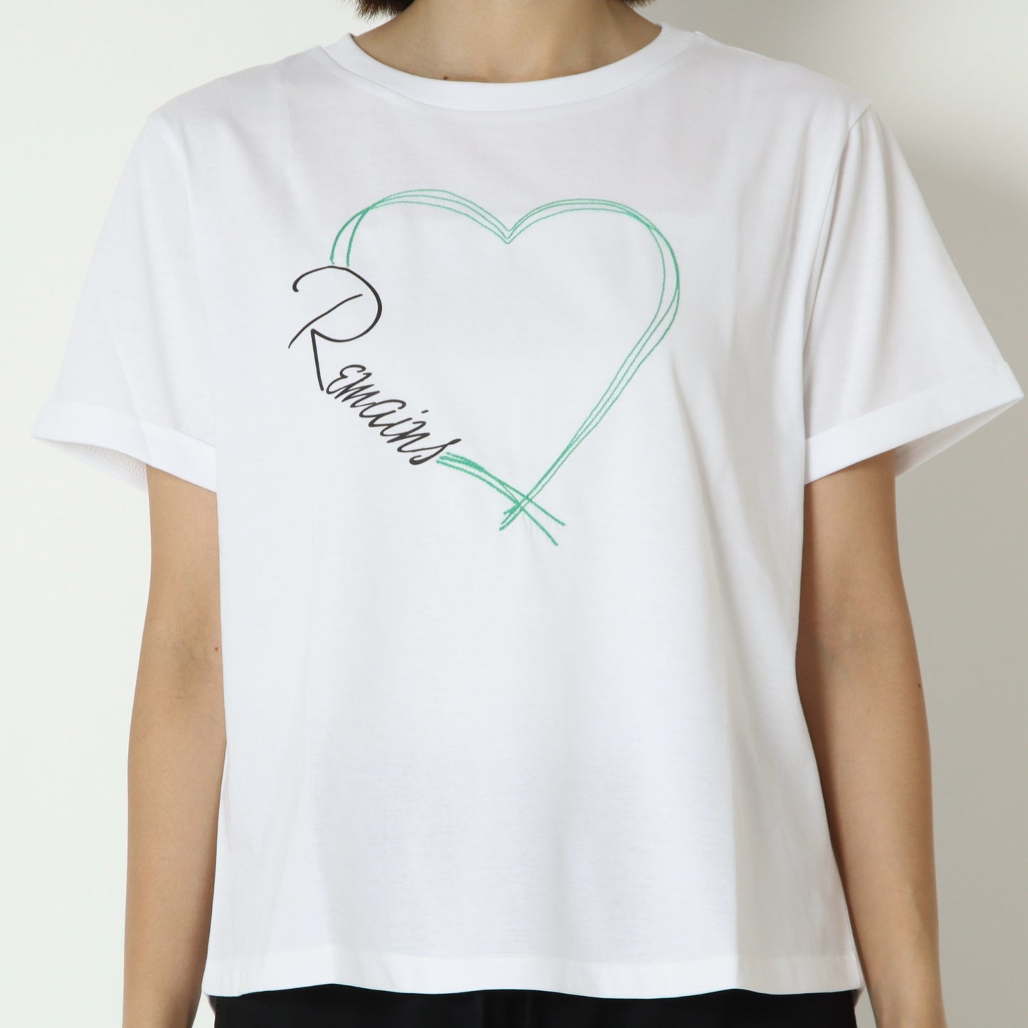 ハート刺繍Tシャツ　850302