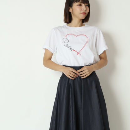 ハート刺繍Tシャツ　850302