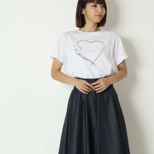 ハート刺繍Tシャツ　850302