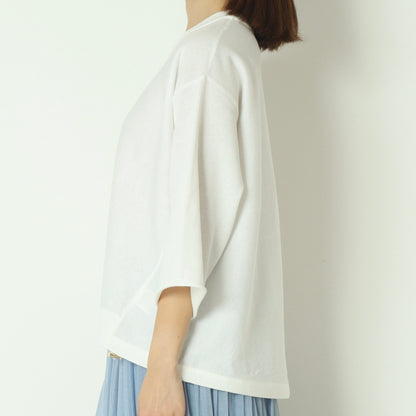 ハーフスリーブニットプルオーバー　733943