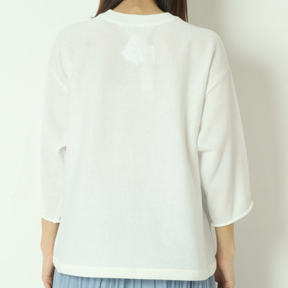 ハーフスリーブニットプルオーバー　733943