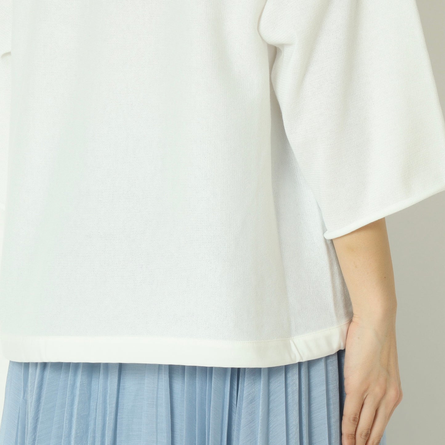 ハーフスリーブニットプルオーバー　733943