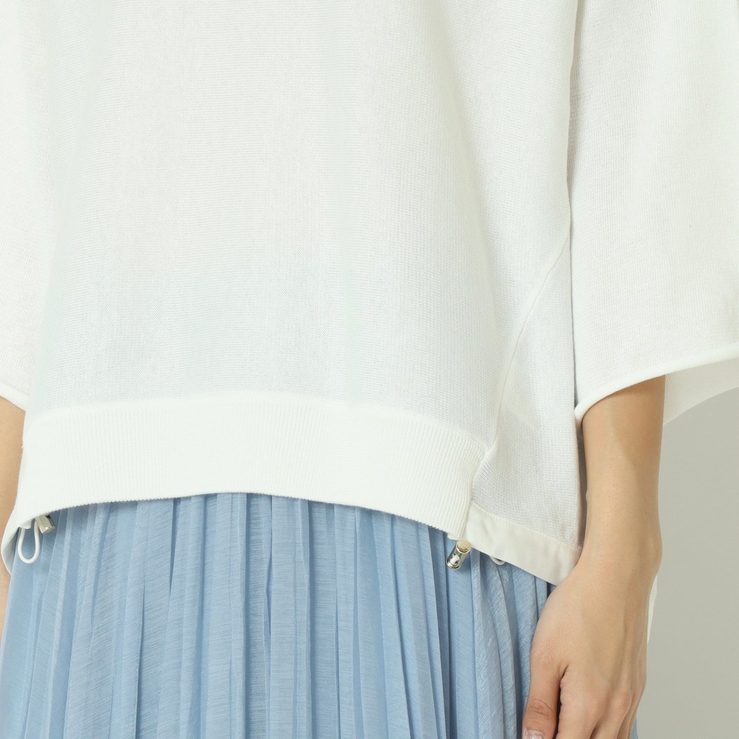 ハーフスリーブニットプルオーバー　733943