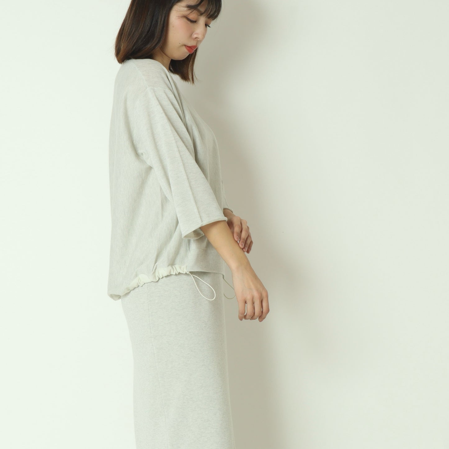 ハーフスリーブニットプルオーバー　733943