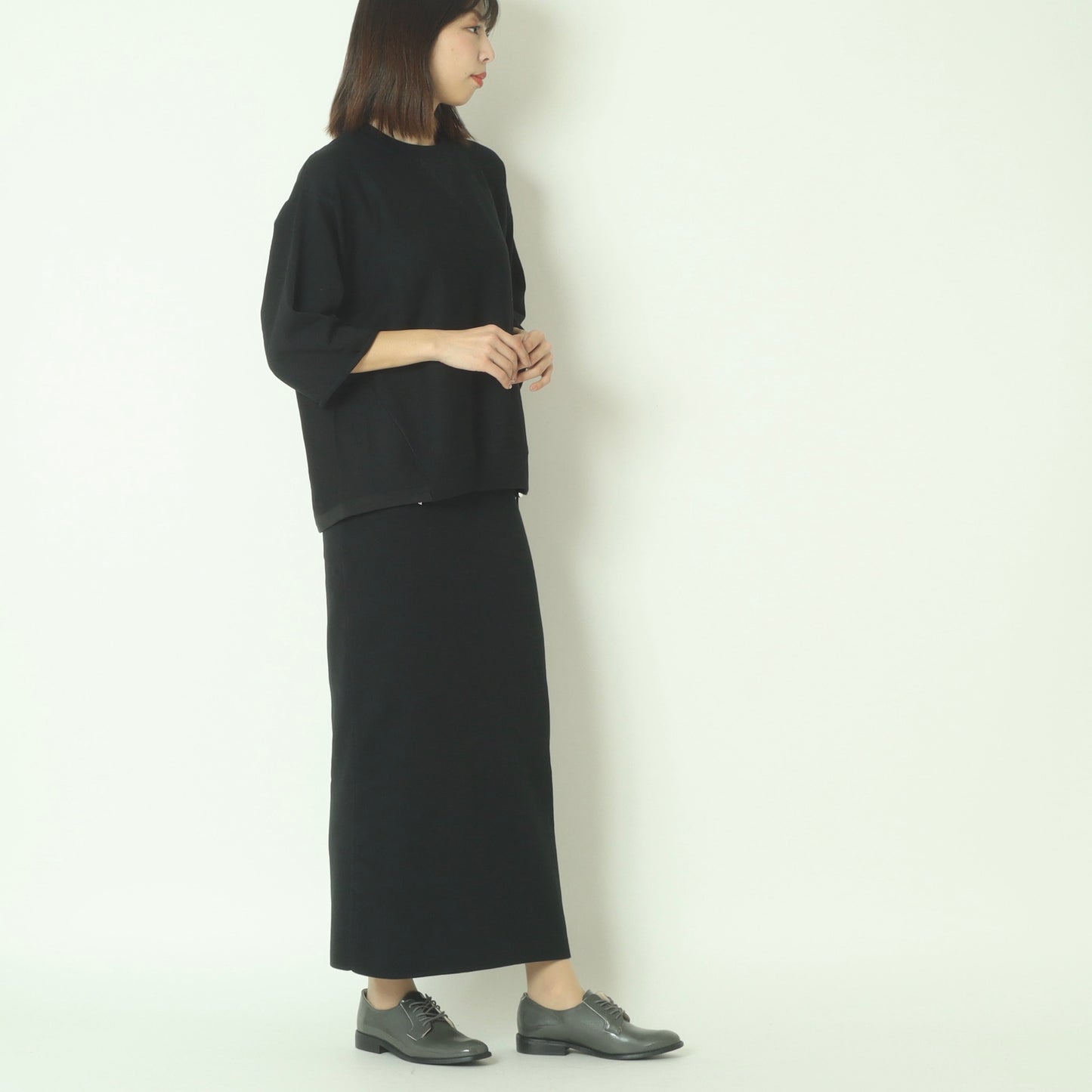 ハーフスリーブニットプルオーバー　733943