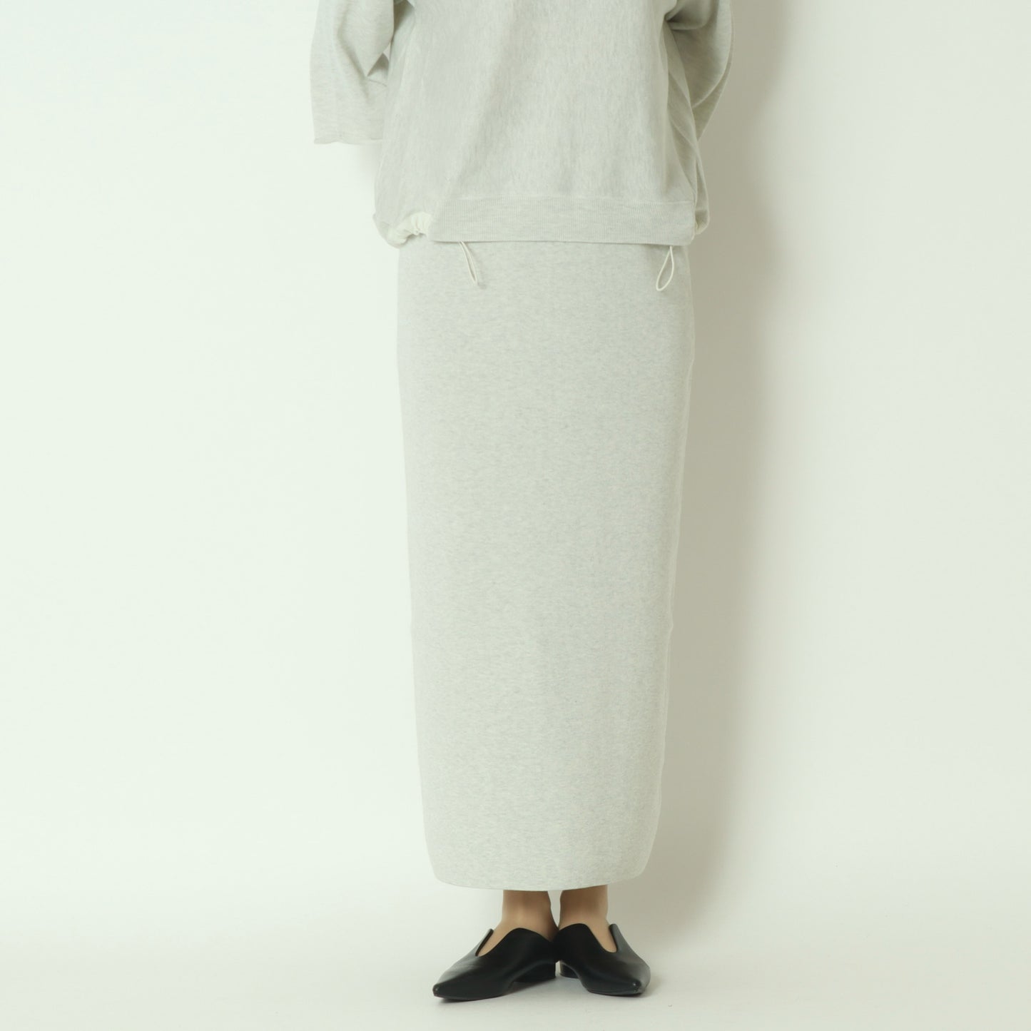 Iラインニットロングスカート　733944