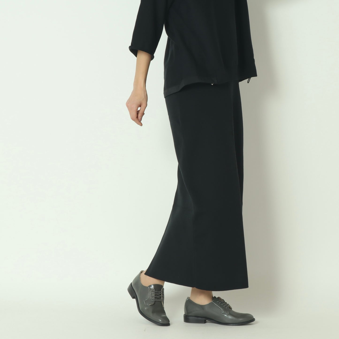Iラインニットロングスカート　733944