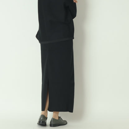Iラインニットロングスカート　733944