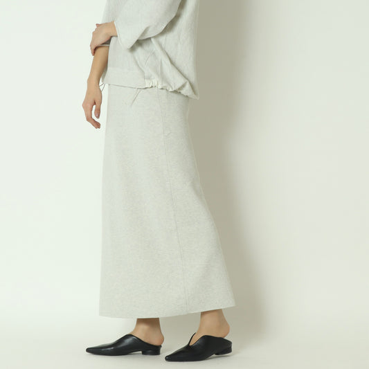 Iラインニットロングスカート　733944