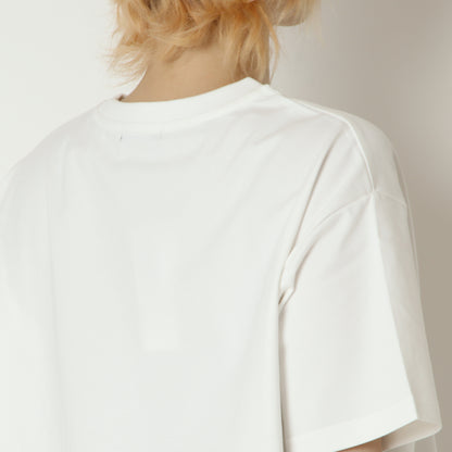 刺繍ロゴドロスト付きTシャツ　623972